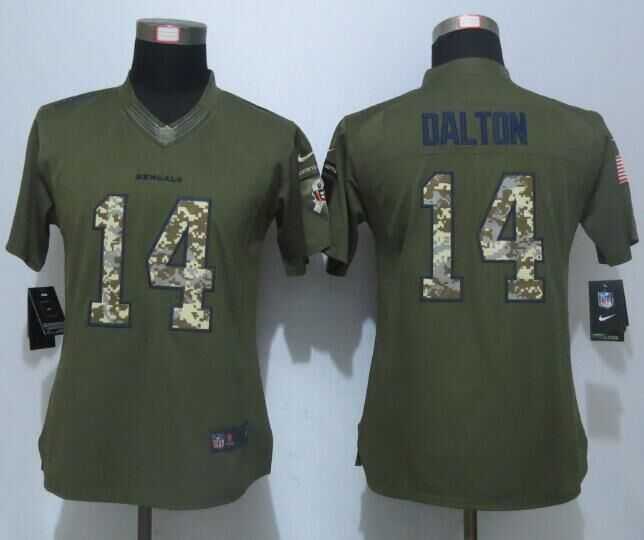 Women Nike Limited Cincinnati Bengals #14 Dalton Green Salute To Service Jersey,We sell and wholesale Women Nike Limited Cincinnati Bengals #14 Dalton Green Salute To Service Jersey on line form chian!